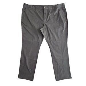Bonobos Weekday Warrior Pant W52 L32 Grey Straight Leg Stretch Office Wear NWoT